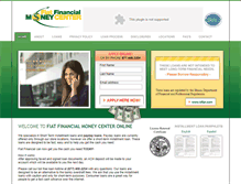 Tablet Screenshot of fiatfinancial.com